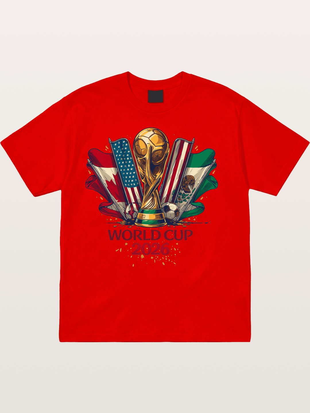 2026 WC World Flags Poster Cotton T-shirt
