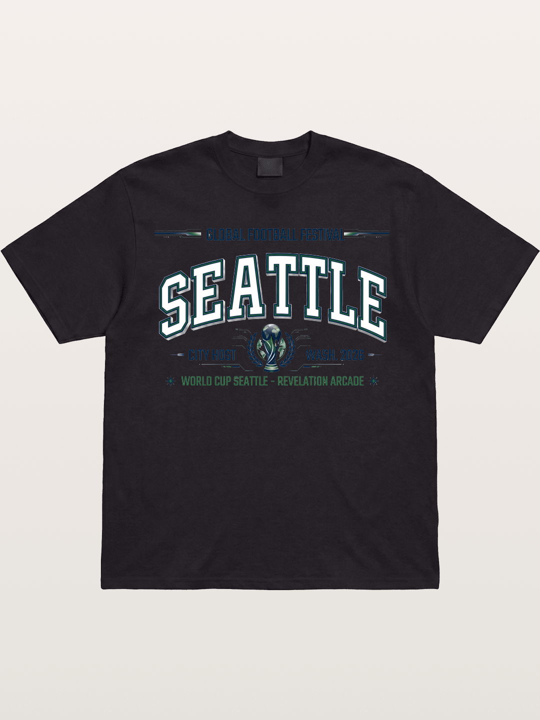 Seattle 2026 WC Host Print Gildan T-shirt