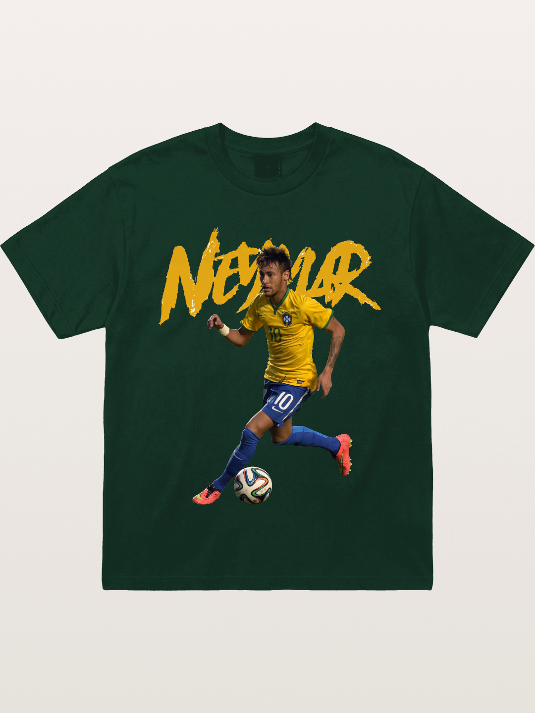 Neymar Brazil Brushstroke Art Gildan T-shirt
