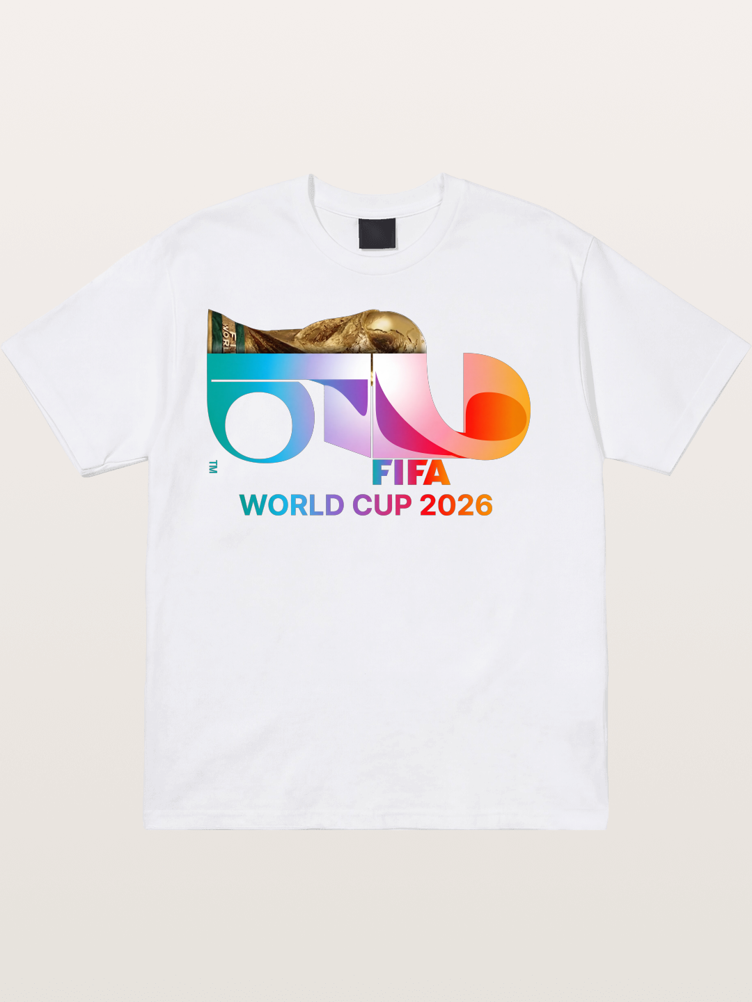 2026 FIFA World Cup Gradient Art Cotton T-shirt