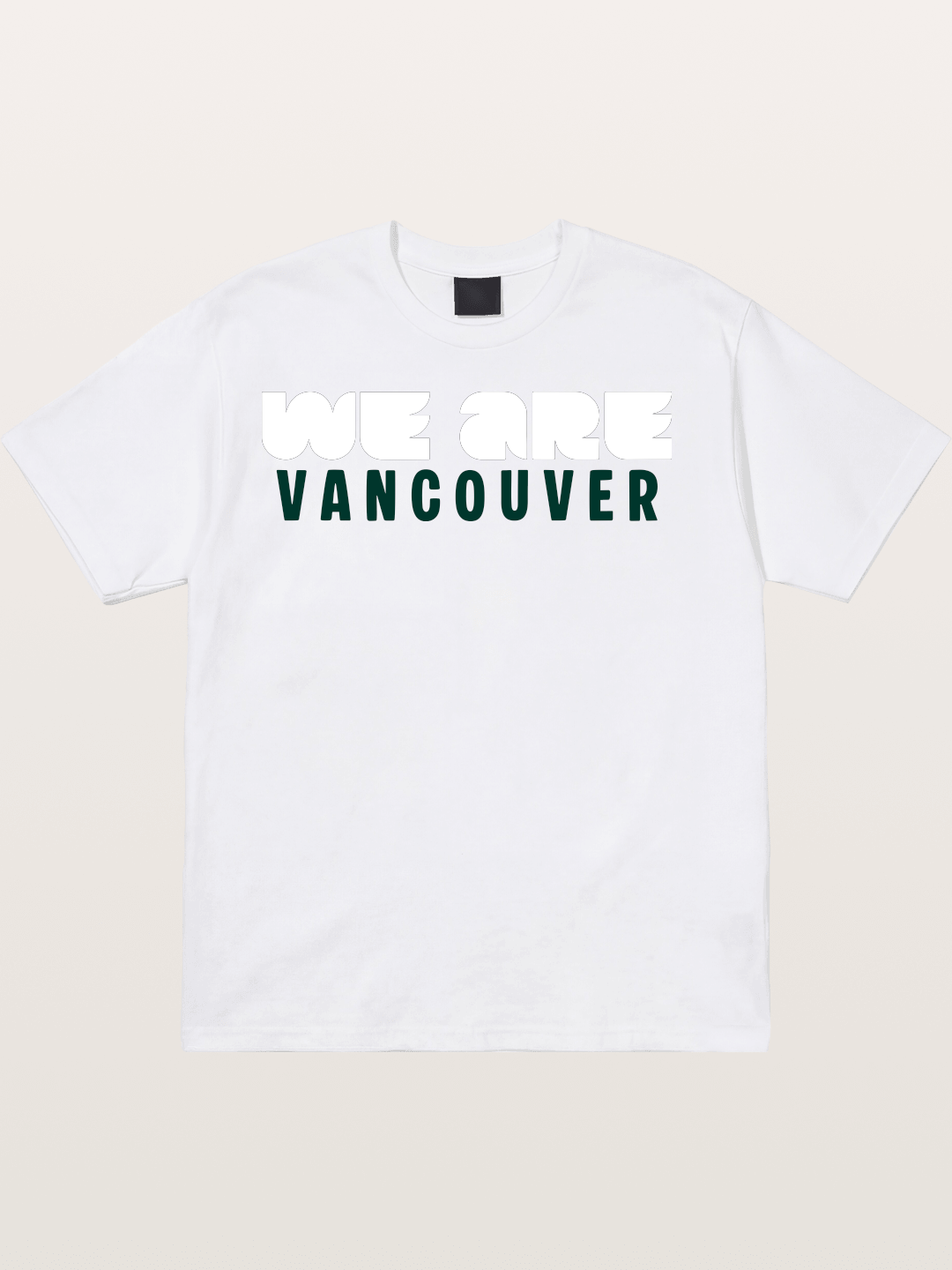 Vancouver Dark Green Monochrome Cotton T-shirt