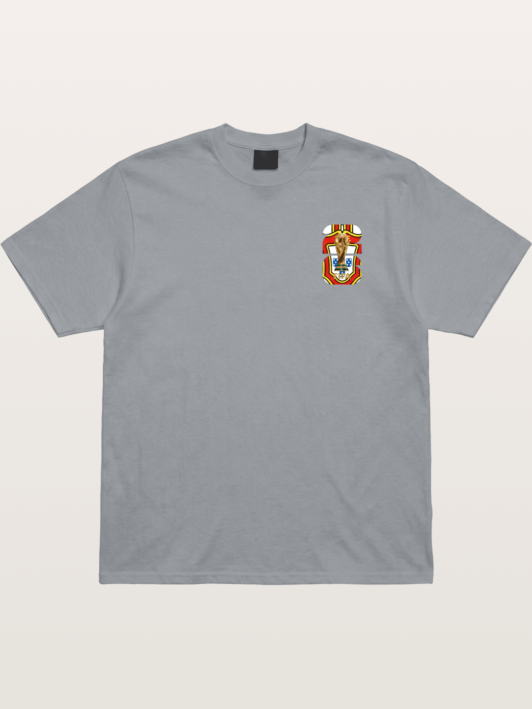 Portugal World Cup Trophy Emblem Gildan T-shirt