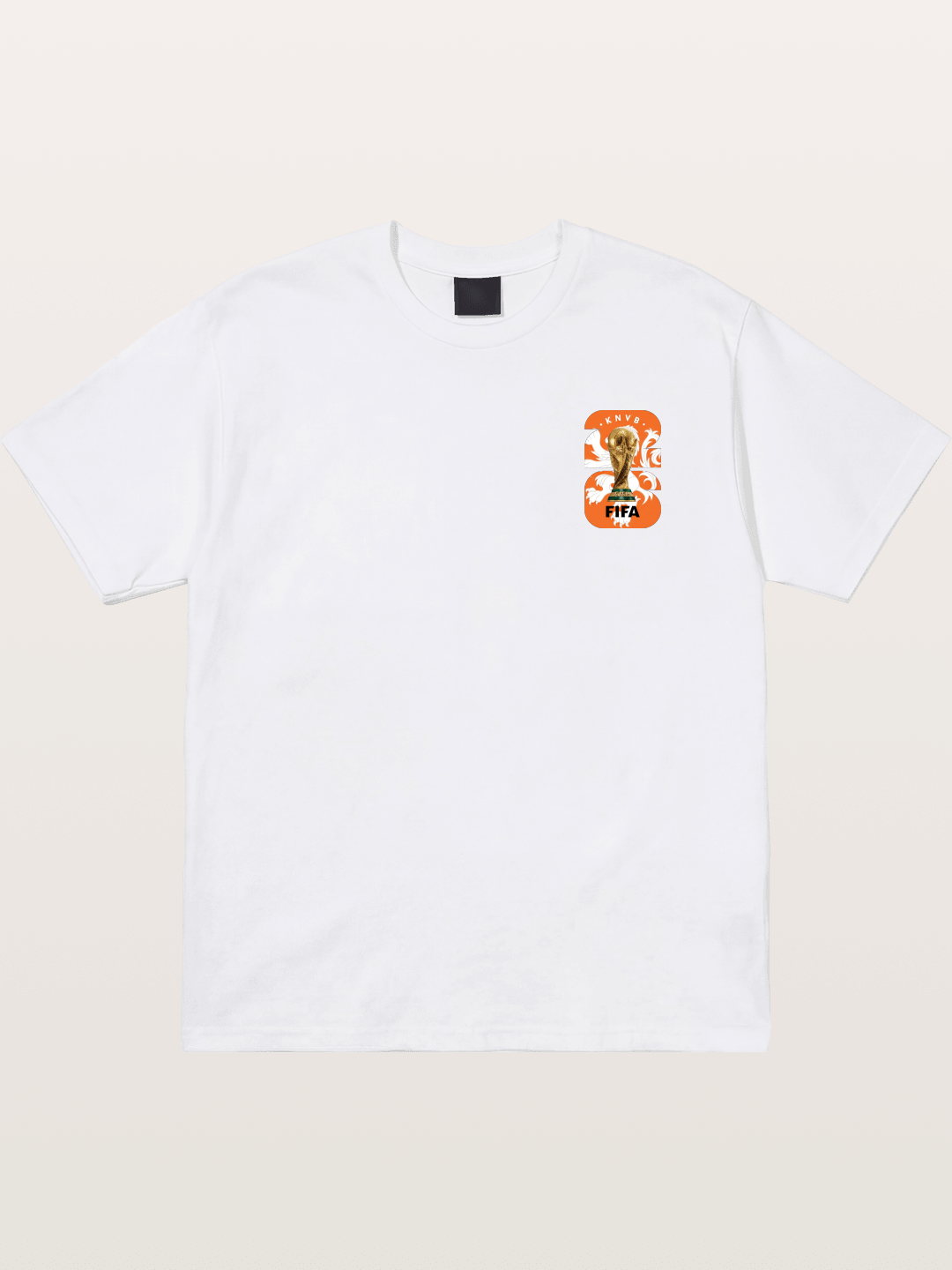 Netherlands World Cup Trophy Crest Cotton T-shirt