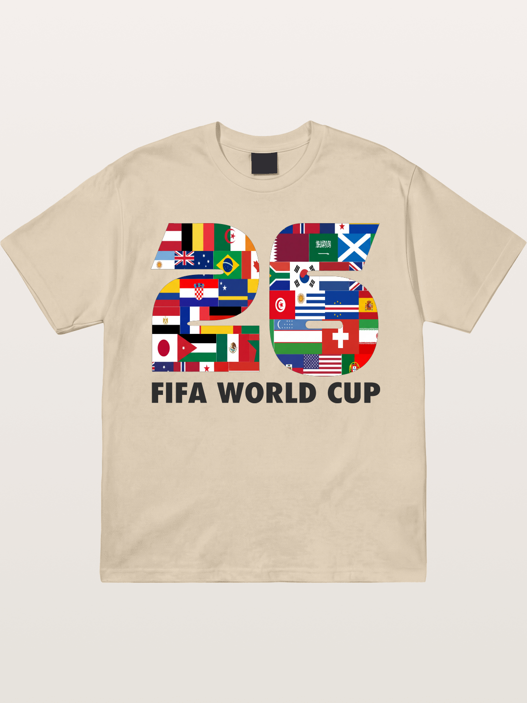 2026 World Cup Nations Flags Collage Gildan T-shirt