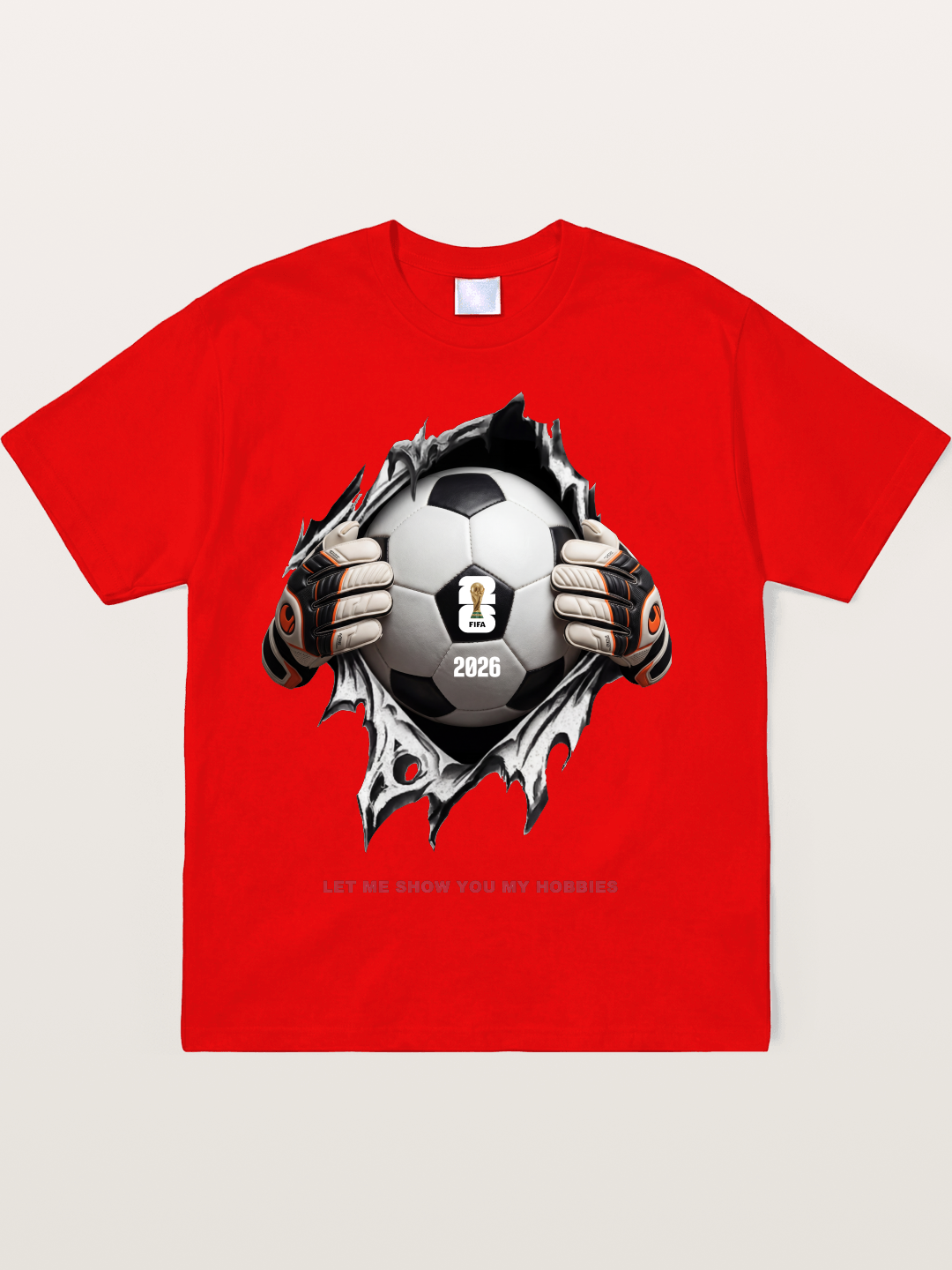 Soccer Ball Tear Effect 2026 Soft-Stay T-shirt
