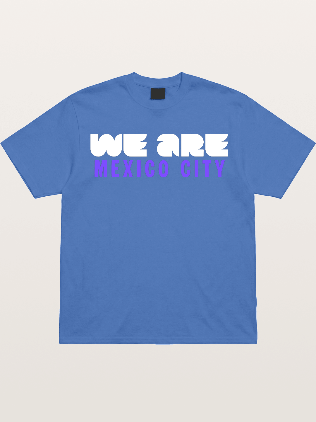 Mexico City Purple Bold Print Gildan T-shirt