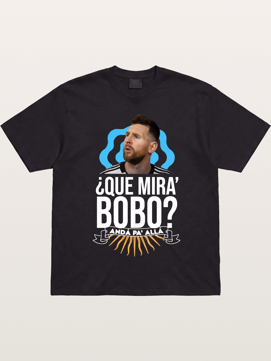 Messi Argentina Sun Design Gildan T-shirt