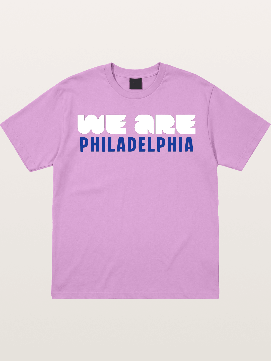 Philadelphia Navy Blue Bold Print Gildan T-shirt