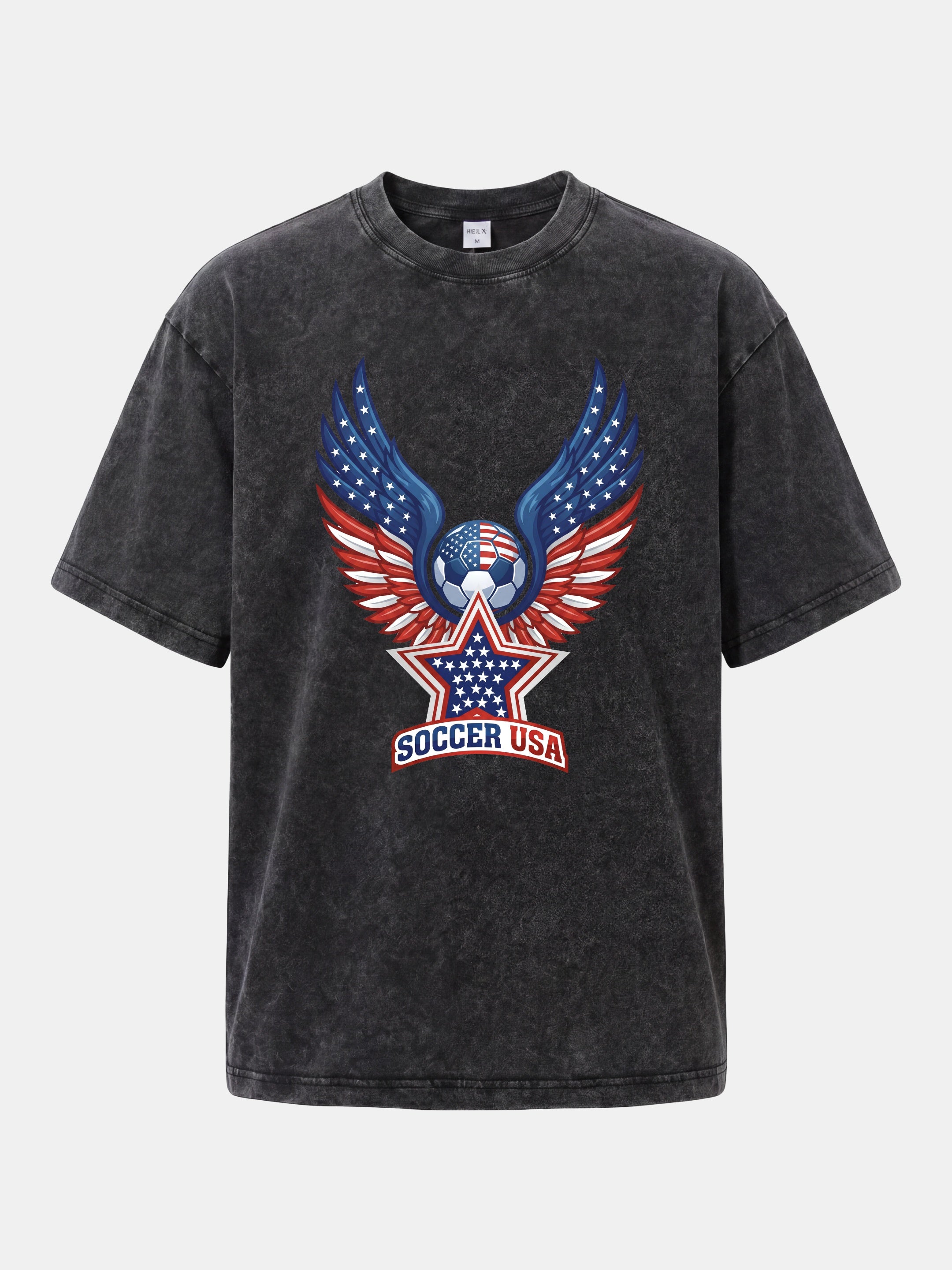 Soccer USA Wings Star Logo Washed T-shirt