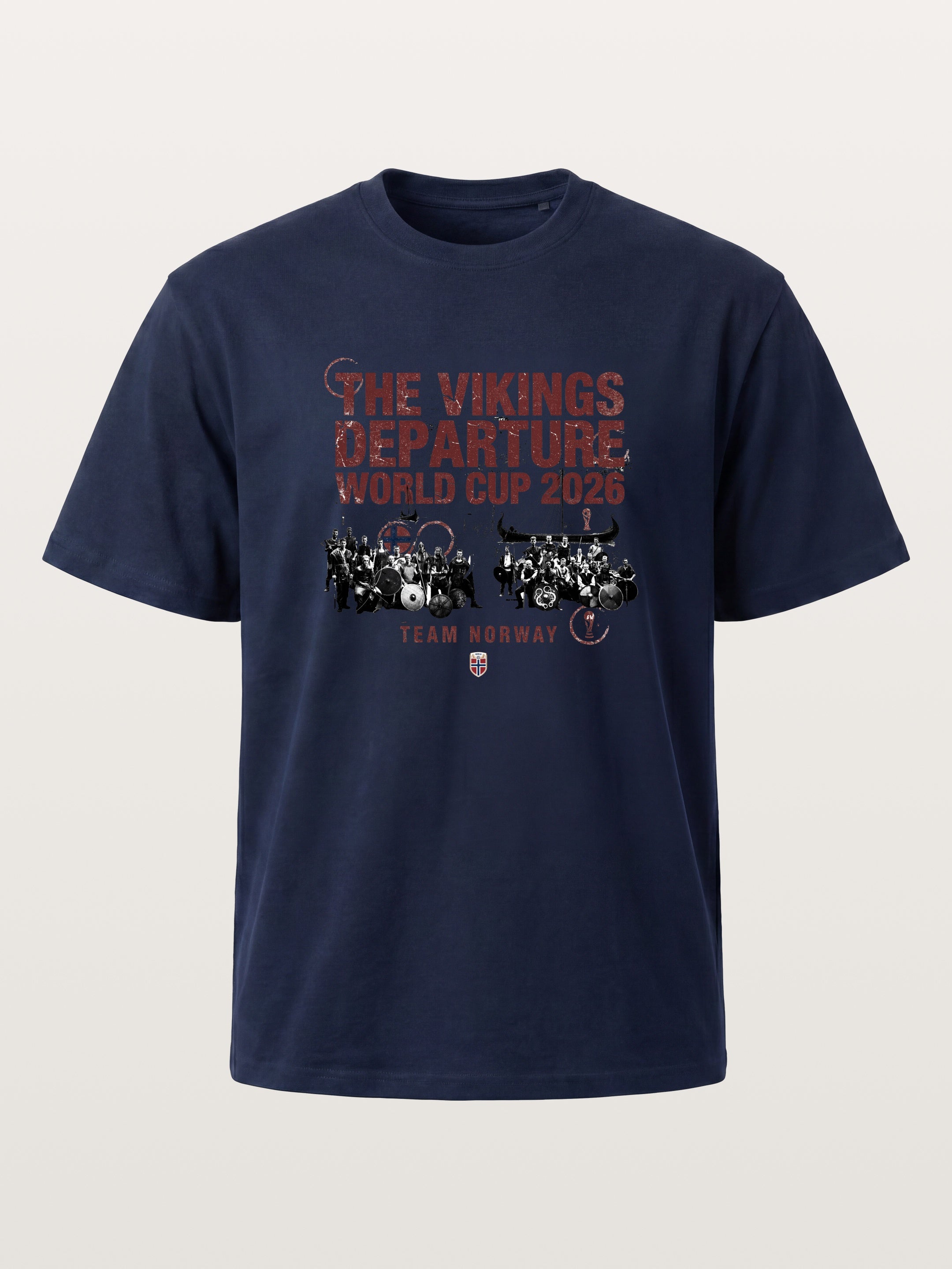 Norway Vikings World Cup Print Cotton T-shirt
