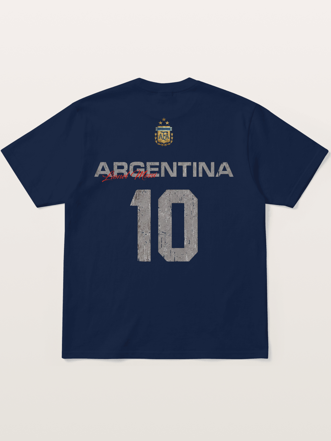 Argentina Messi 10 Retro Cotton T-shirt