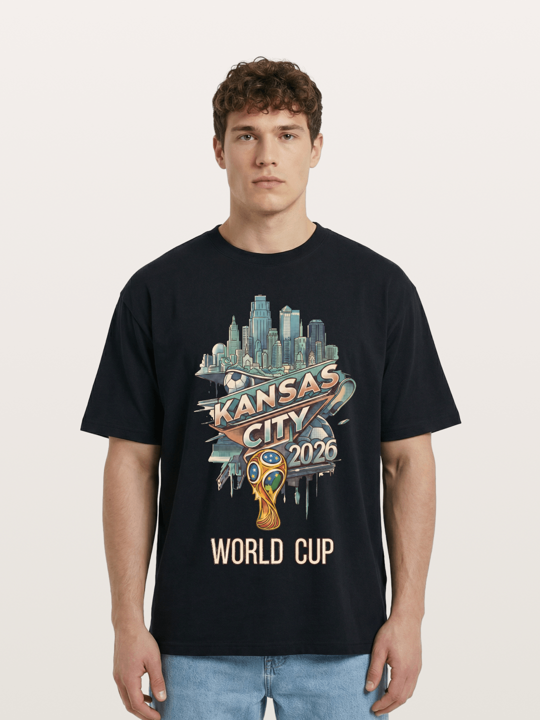 KC World Cup 2026 Emblem Cotton T-shirt