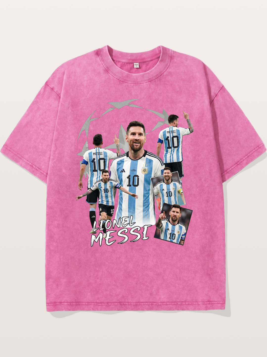 Lionel Messi Career Tribute Washed T-shirt