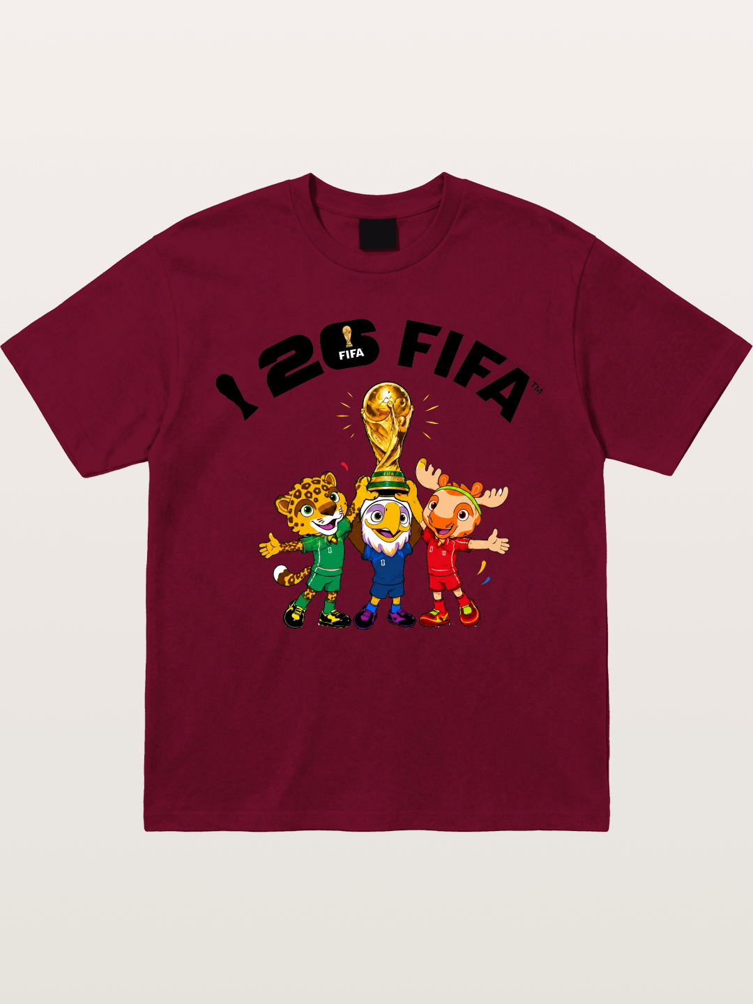 2026 FIFA Mascots Trophy Graphic Gildan T-shirt
