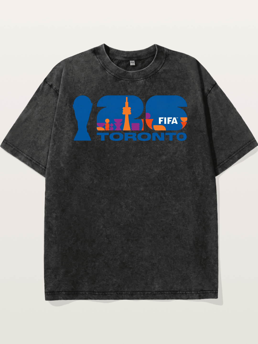 Toronto WC 2026 CN Tower Logo Washed T-shirt