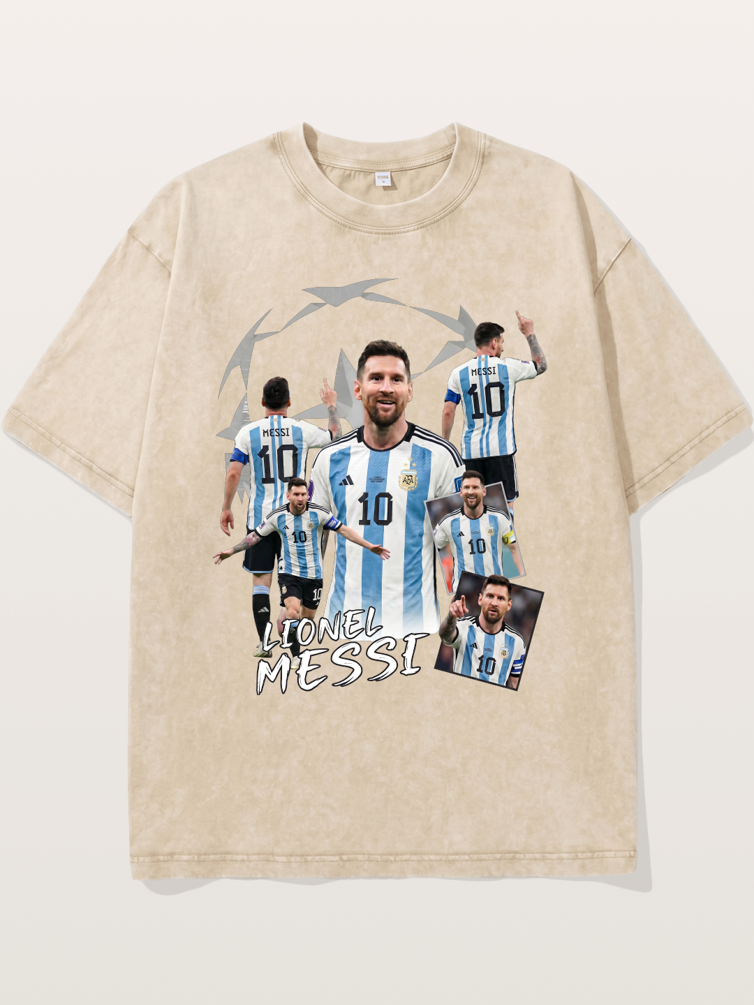 Lionel Messi Career Tribute Washed T-shirt