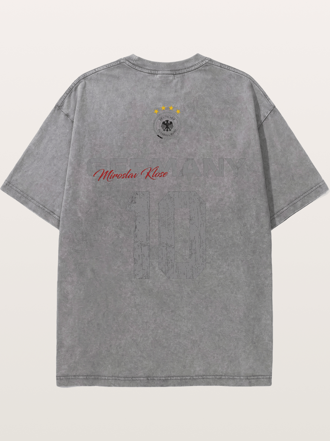 Germany Muller 10 Jersey Washed T-shirt