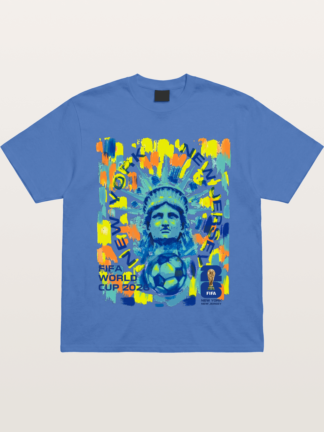 NY NJ WC 2026 Statue of Liberty Art Gildan T-shirt