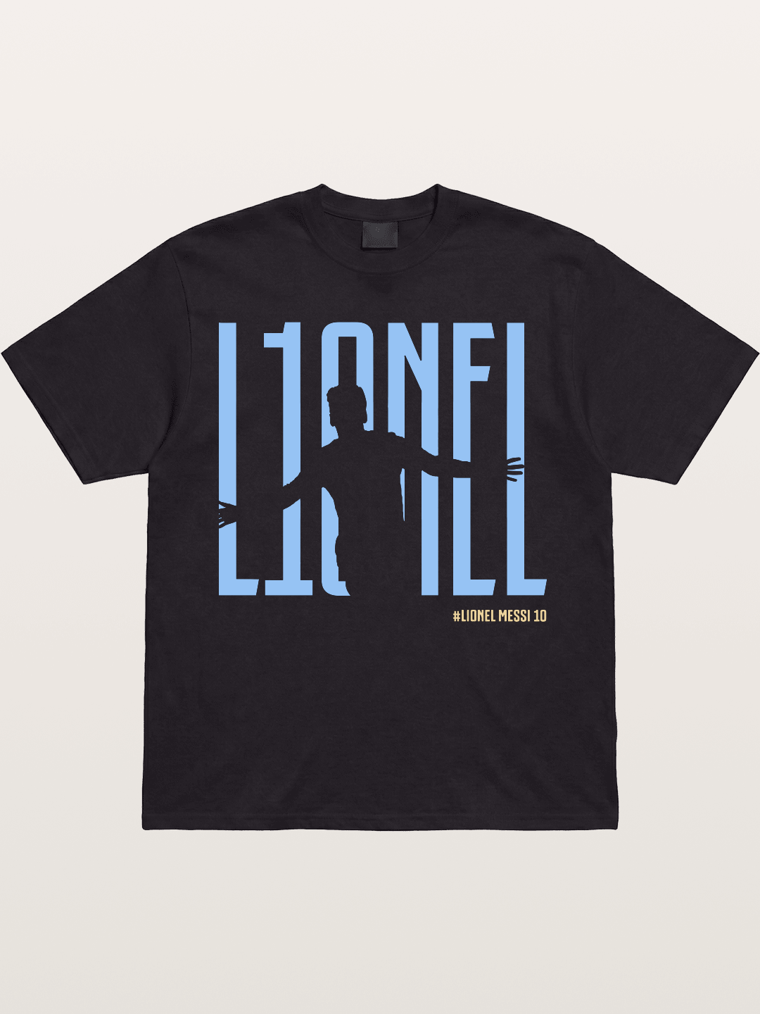 Lionel Messi Celebration Silhouette Gildan T-shirt