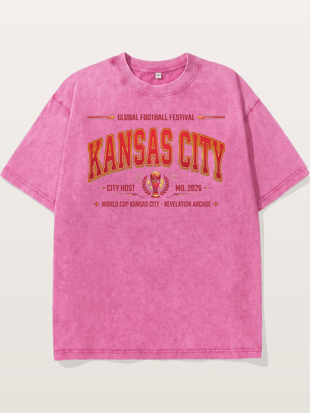 Kansas City 2026 WC Art Washed T-shirt