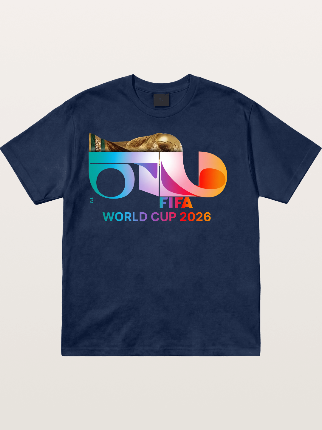 2026 FIFA World Cup Gradient Art Cotton T-shirt