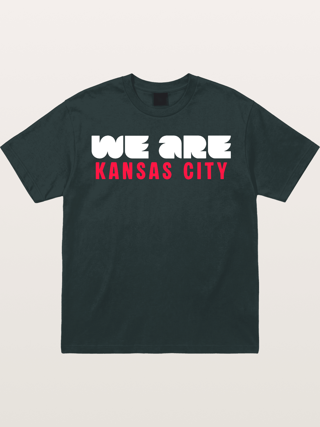 Kansas City Red Block Letters Gildan T-shirt