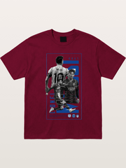 Messi GOAT Collage Poster Gildan T-shirt