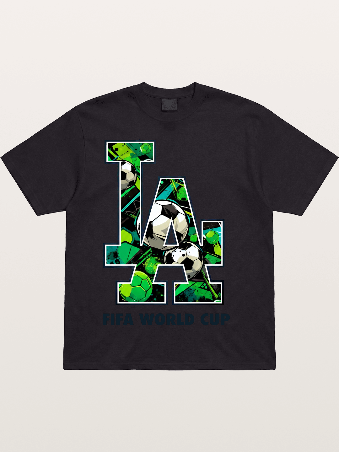 LA 2026 World Cup Soccer Graffiti Cotton T-shirt