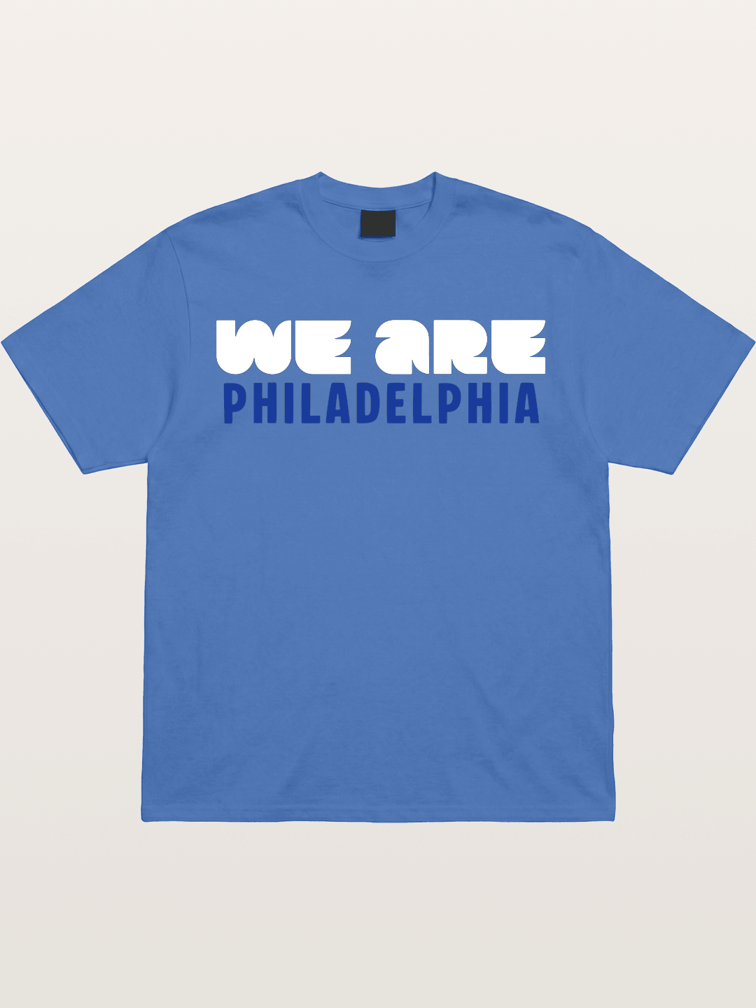 Philadelphia Navy Blue Bold Print Gildan T-shirt