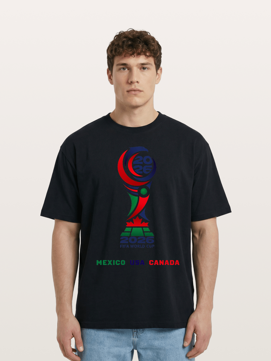 2026 World Cup Logo Art Cotton T-shirt