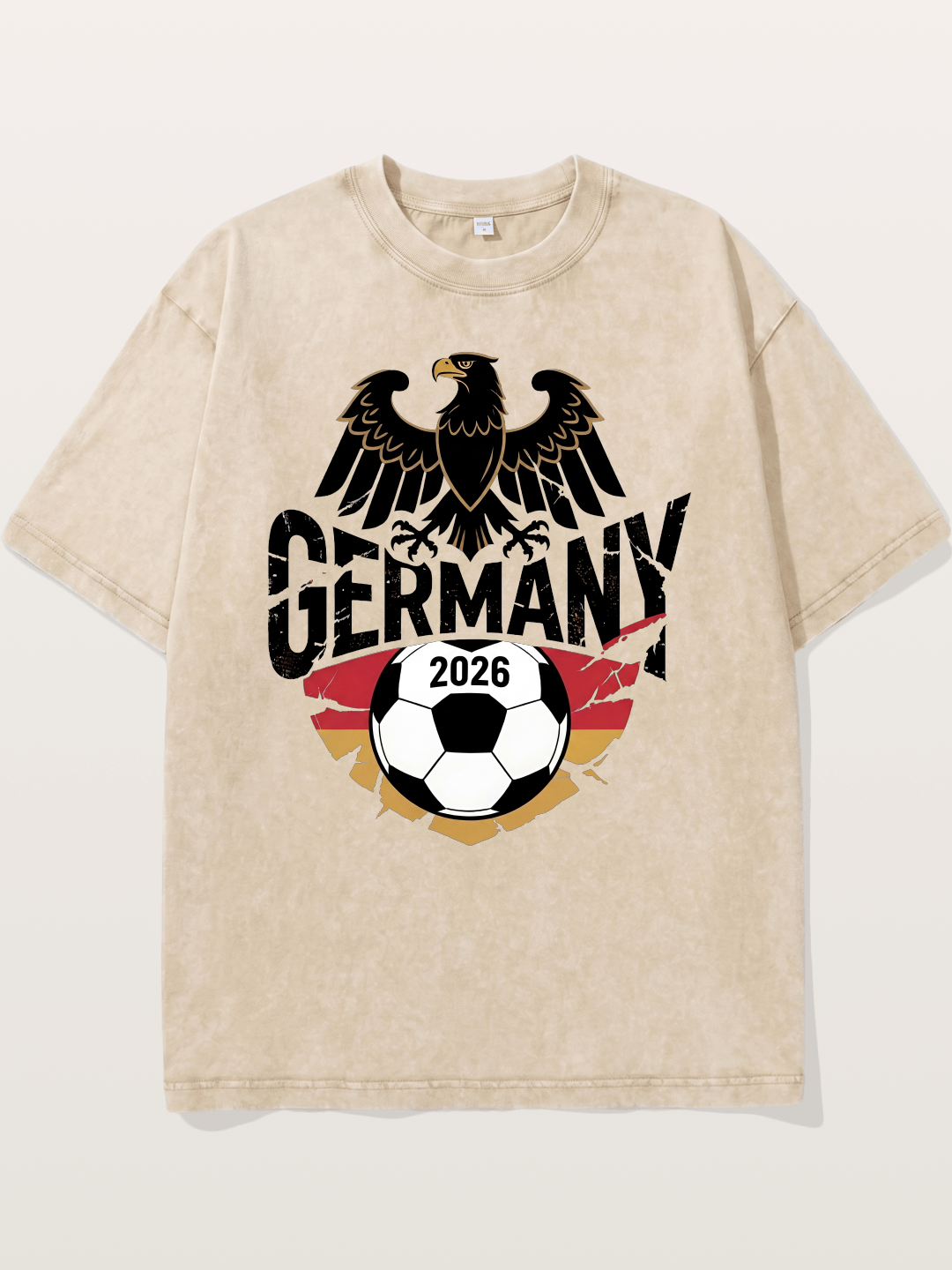 Germany 2026 Eagle Soccer Crest Washed T-shirt