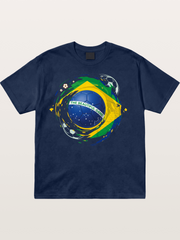 The Beautiful Game Brazil Print Cotton T-shirt