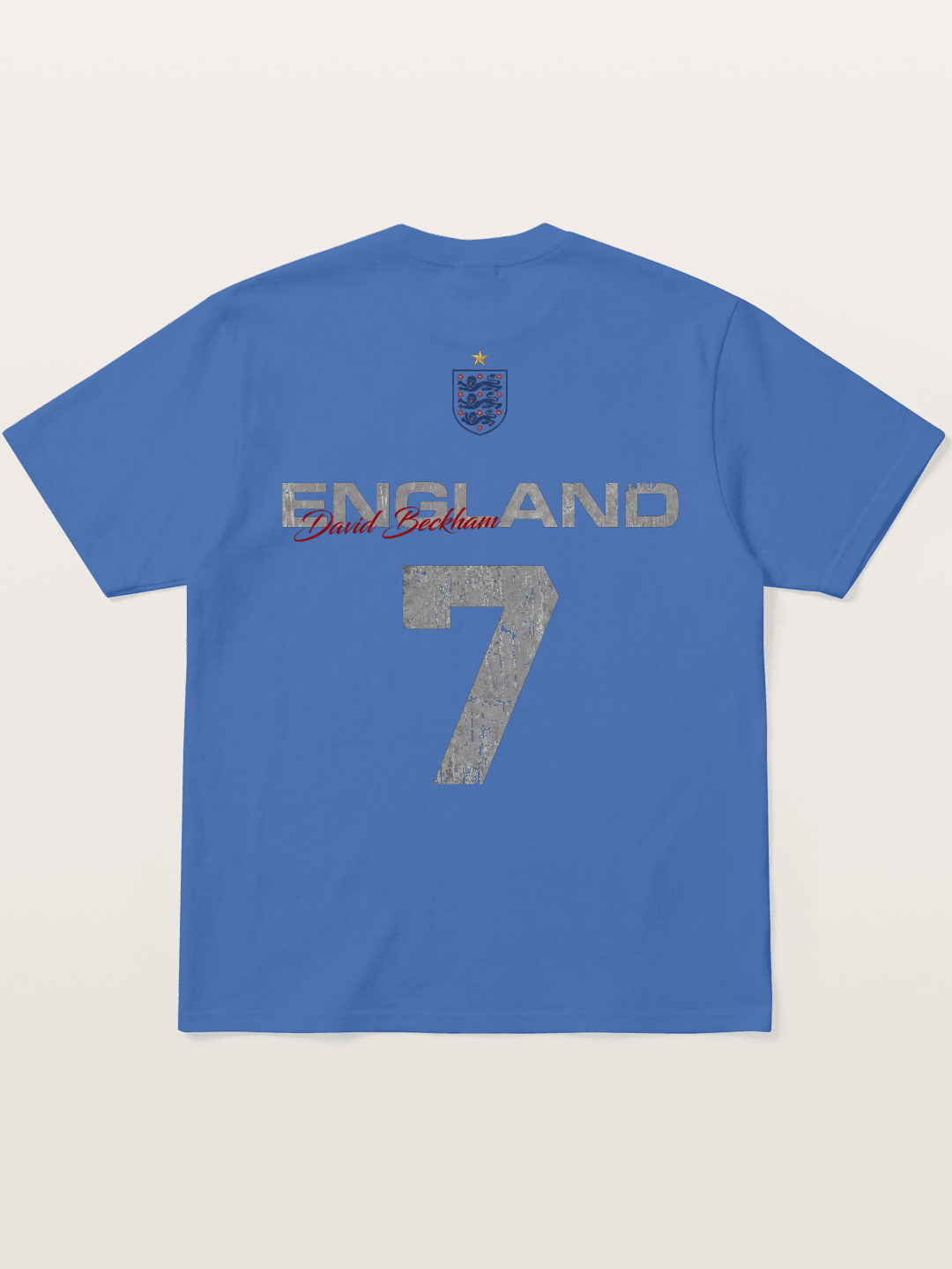 England Beckham 7 Vintage Gildan T-shirt