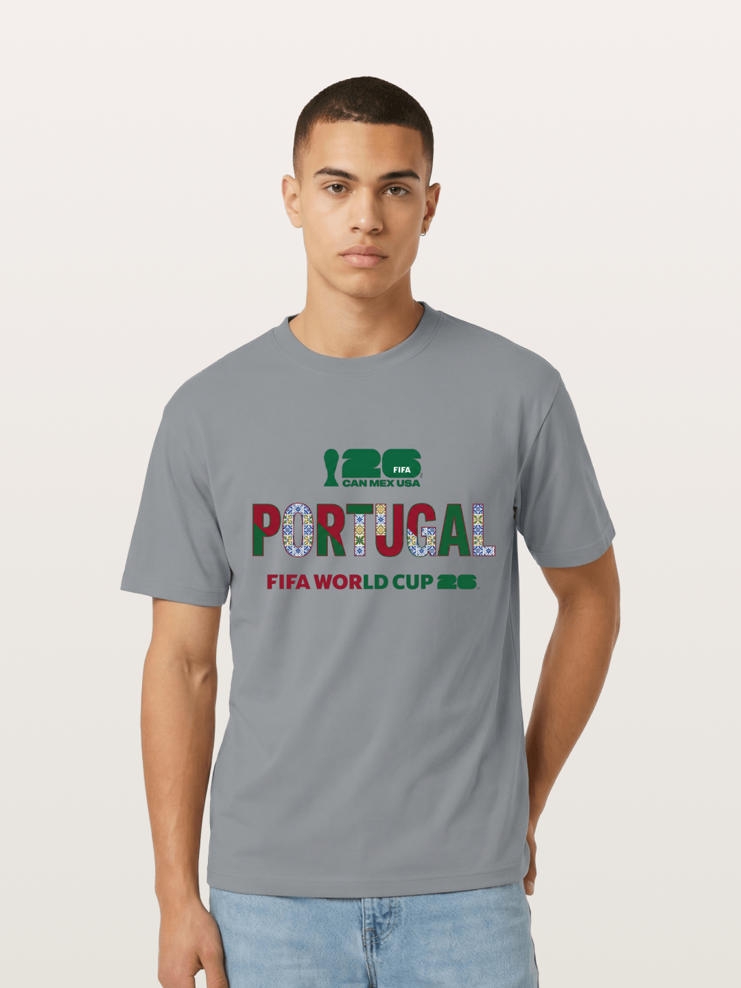 Portugal 2026 Pattern Art Gildan T-shirt