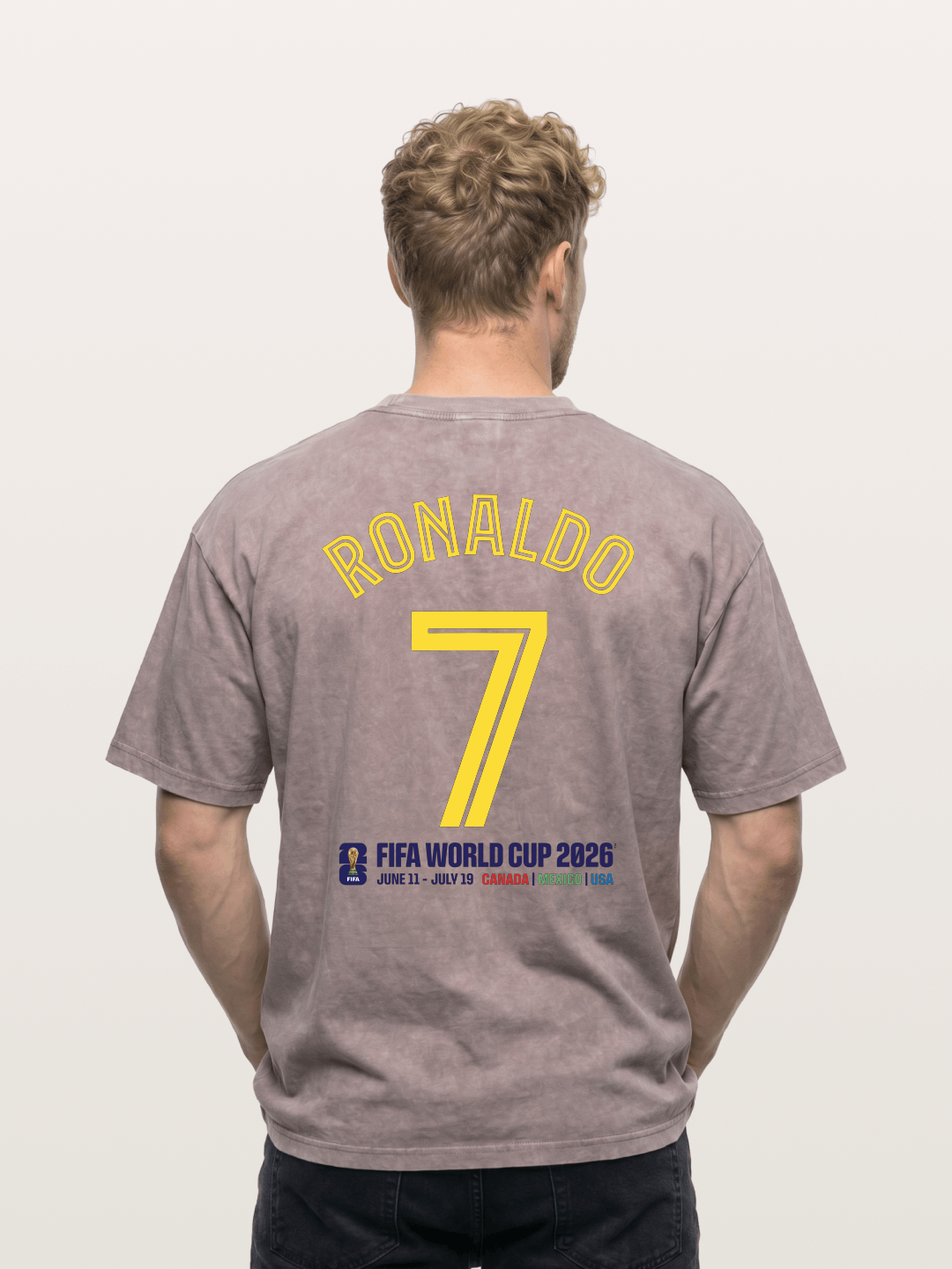 Ronaldo 7 World Cup 2026 Washed T-shirt