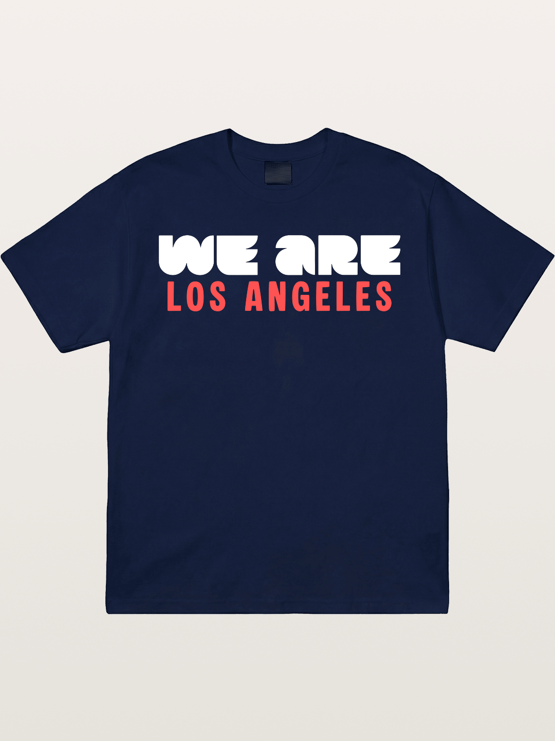 Los Angeles Red-Blue Typo Gildan T-shirt