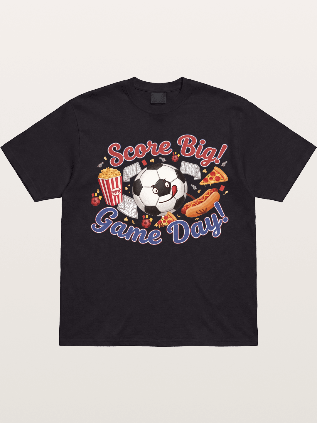 Game Day Snack Soccer Doodle Gildan T-shirt