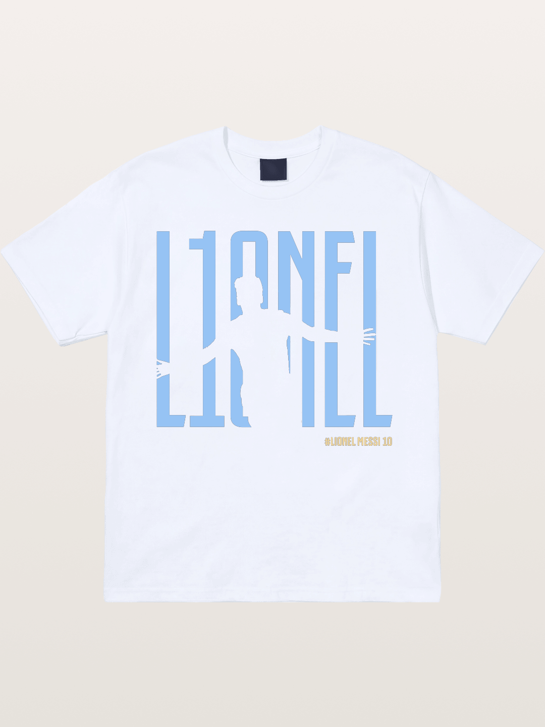 Lionel Messi Celebration Silhouette Gildan T-shirt