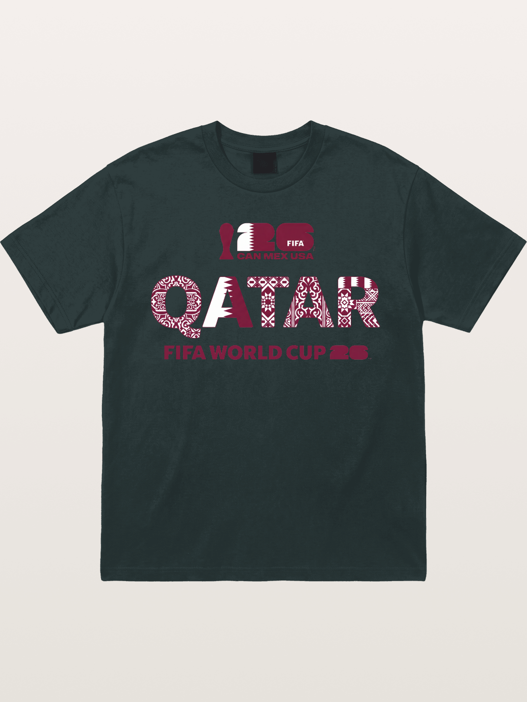 Qatar 2026 Geometric Ornament Art Gildan T-shirt