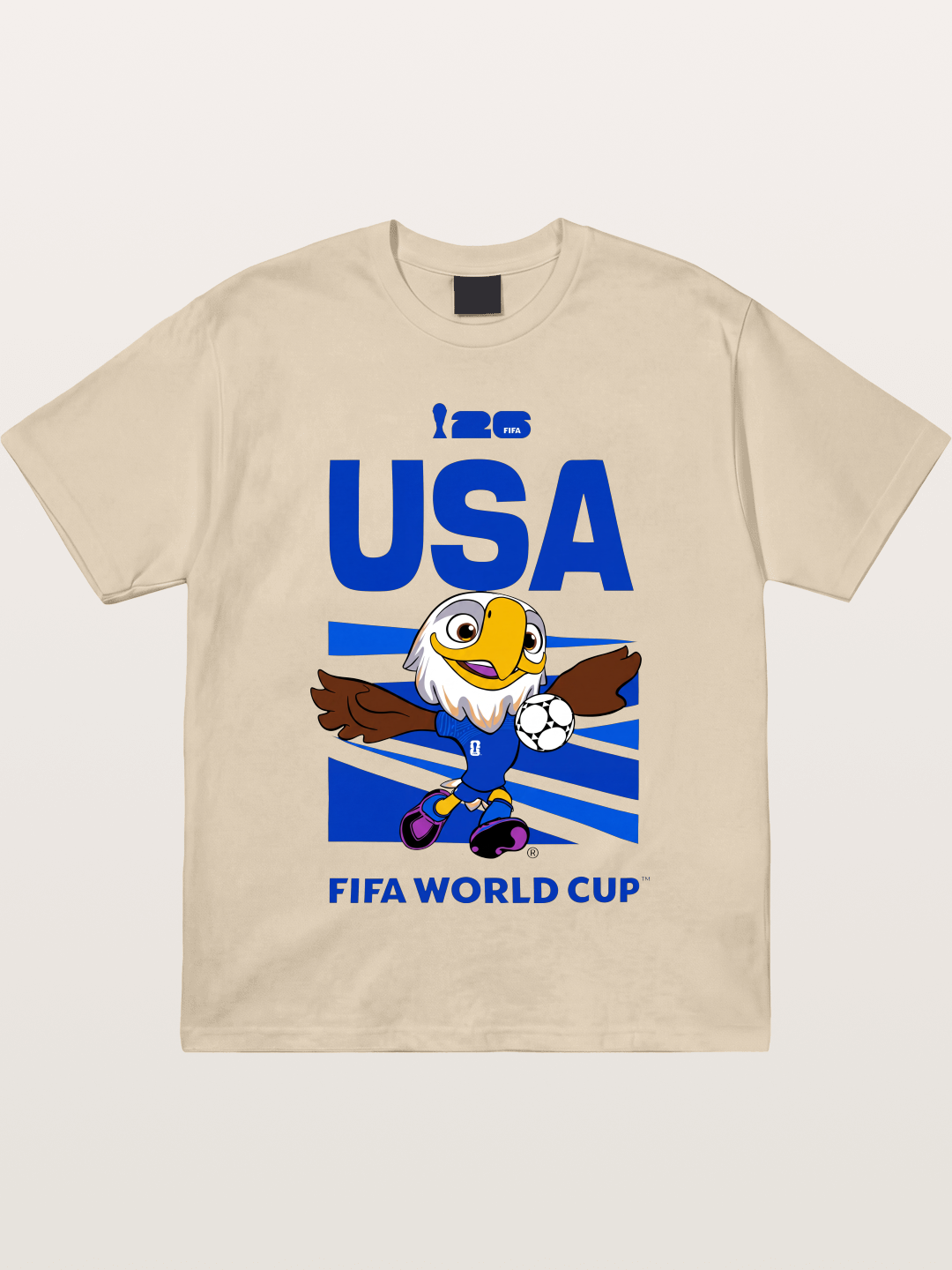 USA WC 2026 Eagle Mascot Design Gildan T-shirt