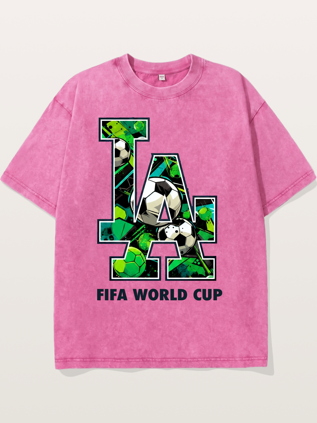 LA 2026 World Cup Soccer Graffiti Washed T-shirt