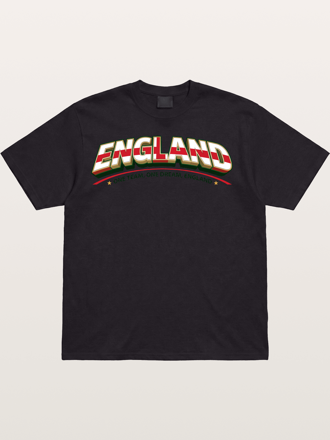 England Retro Team Logo WC Cotton T-shirt