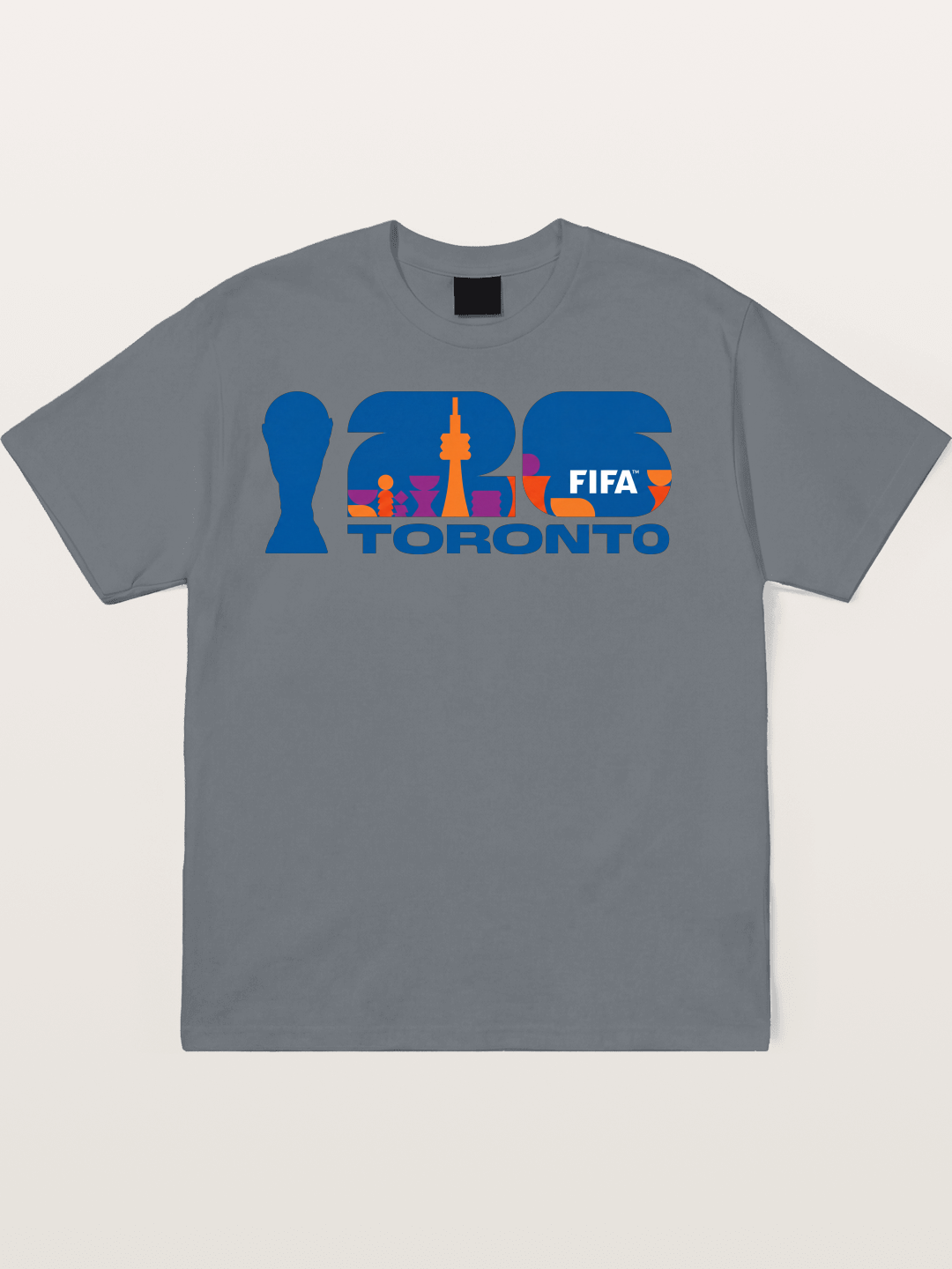 Toronto WC 2026 CN Tower Logo Cotton T-shirt