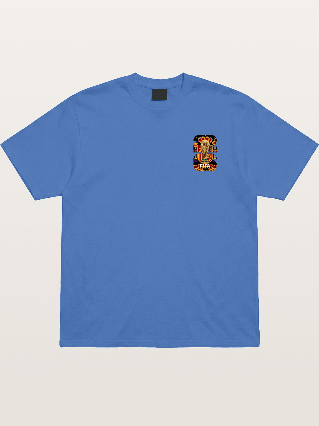 Spain World Cup Trophy Crest Gildan T-shirt