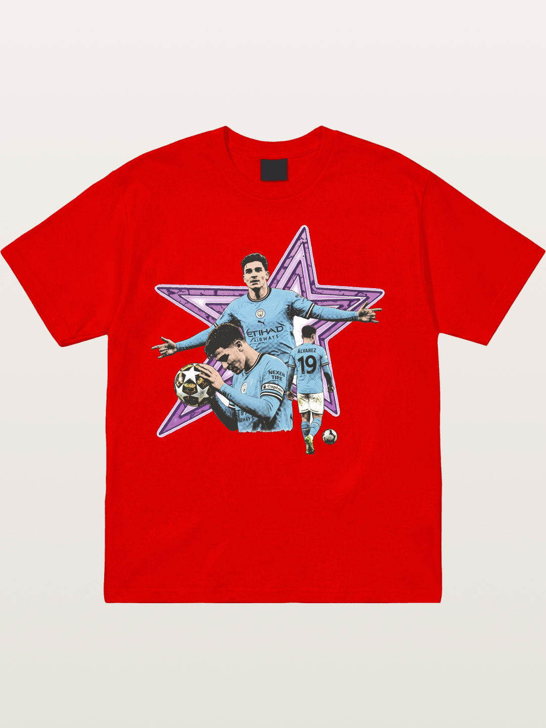 Manchester City Star Collage Cotton T-shirt