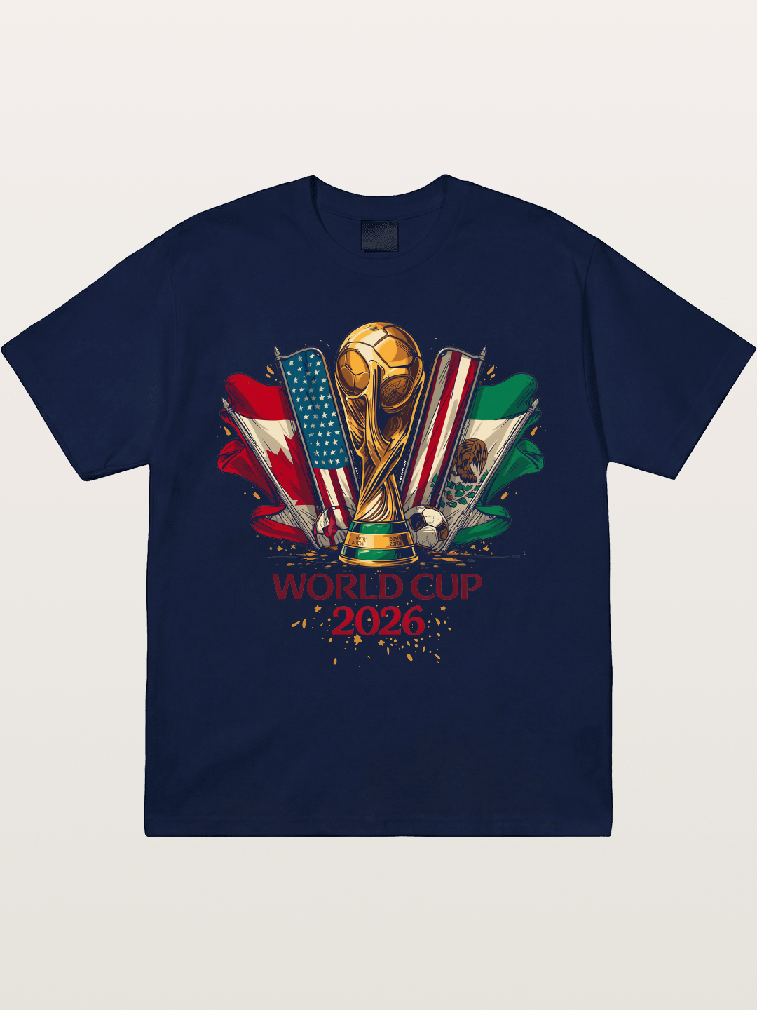 2026 WC World Flags Poster Gildan T-shirt