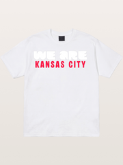 Kansas City Red Block Letters Cotton T-shirt