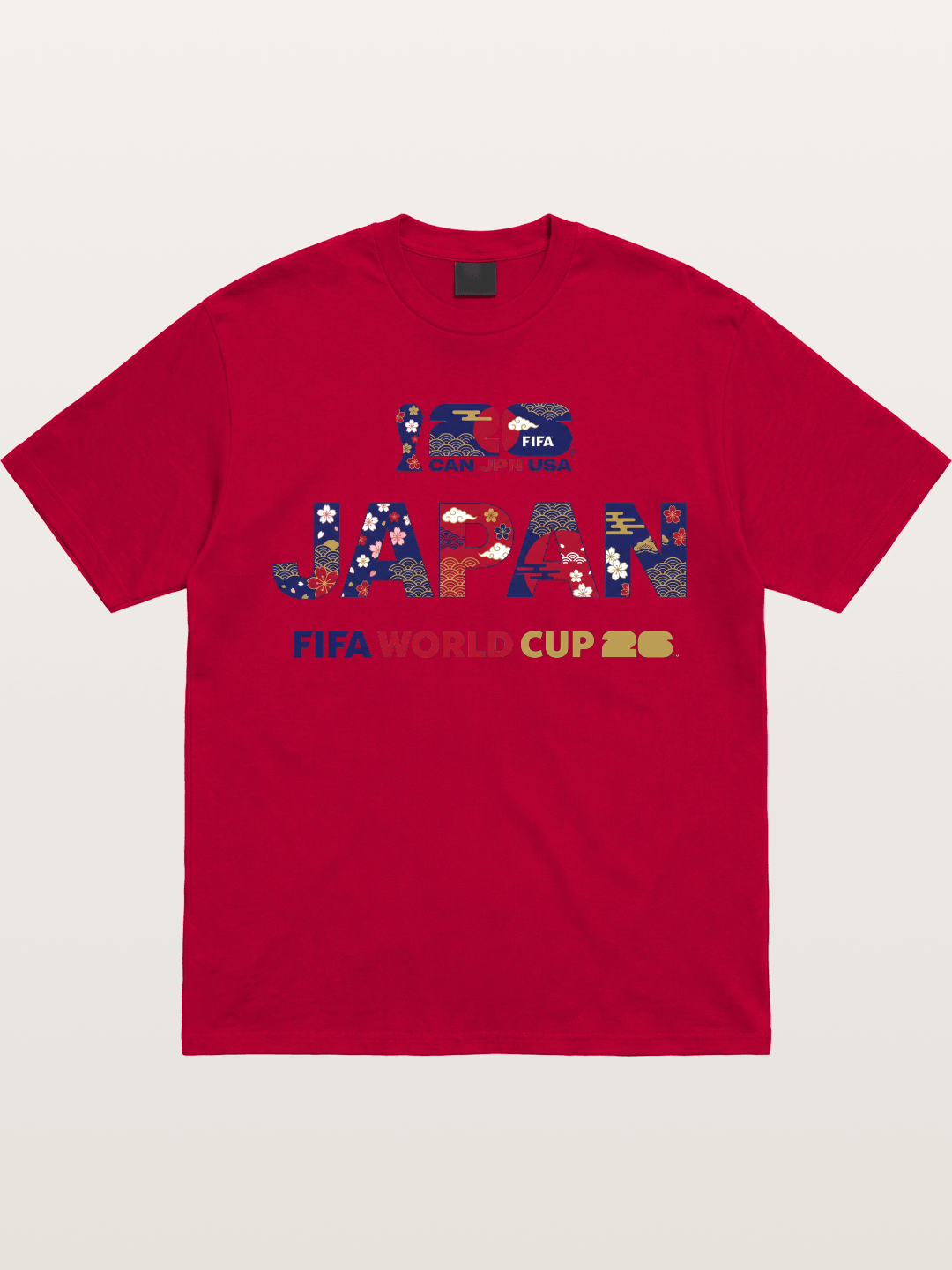 2026 World Cup Japan Sakura Typo Gildan T-shirt