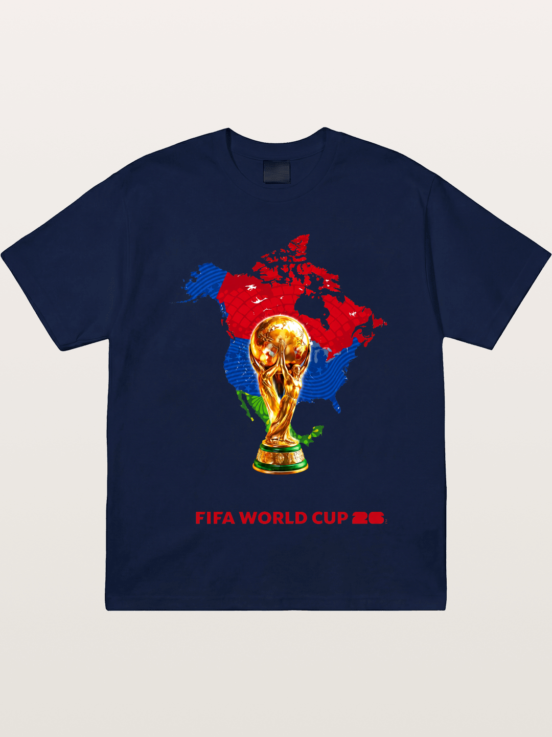 World Cup Trophy & Americas Map Gildan T-shirt