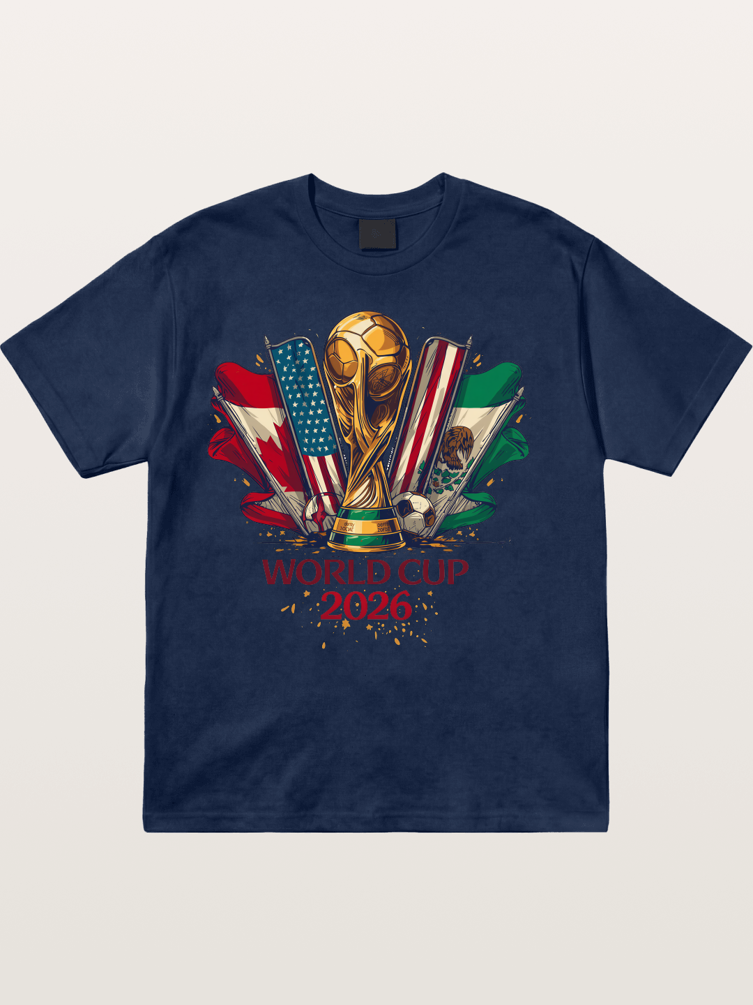 2026 WC World Flags Poster Cotton T-shirt